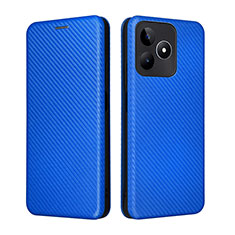 Funda de Cuero Cartera con Soporte Carcasa L04Z para Realme C51 Azul