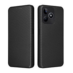 Funda de Cuero Cartera con Soporte Carcasa L04Z para Realme C51 Negro