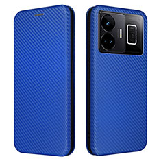 Funda de Cuero Cartera con Soporte Carcasa L04Z para Realme GT Neo5 240W 5G Azul