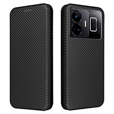 Funda de Cuero Cartera con Soporte Carcasa L04Z para Realme GT Neo5 5G Negro