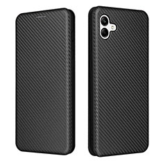 Funda de Cuero Cartera con Soporte Carcasa L04Z para Samsung Galaxy A04 4G Negro