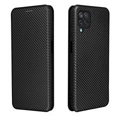 Funda de Cuero Cartera con Soporte Carcasa L04Z para Samsung Galaxy M12 Negro