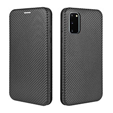 Funda de Cuero Cartera con Soporte Carcasa L04Z para Samsung Galaxy S20 FE (2022) 5G Negro