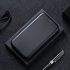 Funda de Cuero Cartera con Soporte Carcasa L04Z para Vivo Y20s Negro