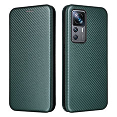 Funda de Cuero Cartera con Soporte Carcasa L04Z para Xiaomi Mi 12T Pro 5G Verde