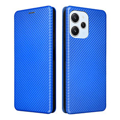 Funda de Cuero Cartera con Soporte Carcasa L04Z para Xiaomi Poco M6 Pro 5G Azul