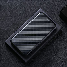 Funda de Cuero Cartera con Soporte Carcasa L04Z para Xiaomi Redmi 12 4G Negro