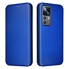 Funda de Cuero Cartera con Soporte Carcasa L04Z para Xiaomi Redmi K50 Ultra 5G Azul