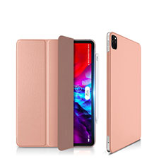 Funda de Cuero Cartera con Soporte Carcasa L05 para Apple iPad Pro 11 (2020) Oro Rosa