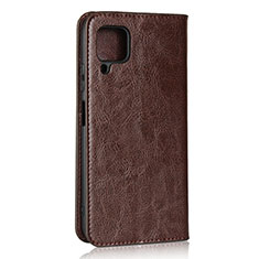 Funda de Cuero Cartera con Soporte Carcasa L05 para Huawei Nova 6 SE Marron