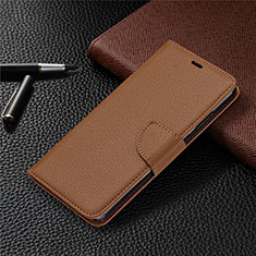 Funda de Cuero Cartera con Soporte Carcasa L05 para Nokia 5.3 Marron