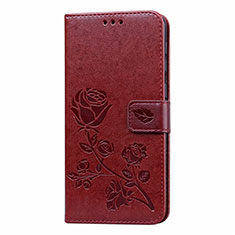 Funda de Cuero Cartera con Soporte Carcasa L05 para Samsung Galaxy M31 Prime Edition Marron