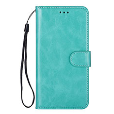 Funda de Cuero Cartera con Soporte Carcasa L05 para Samsung Galaxy S20 5G Cian