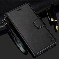 Funda de Cuero Cartera con Soporte Carcasa L05 para Samsung Galaxy S22 Ultra 5G Negro