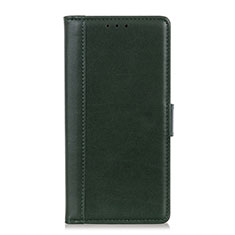 Funda de Cuero Cartera con Soporte Carcasa L05 para Xiaomi Mi 10 Lite Verde