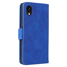 Funda de Cuero Cartera con Soporte Carcasa L05Z para Samsung Galaxy A22 5G SC-56B Azul