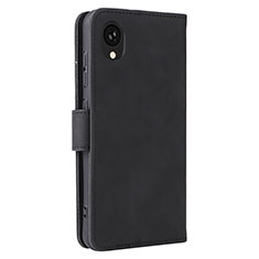 Funda de Cuero Cartera con Soporte Carcasa L05Z para Samsung Galaxy A22 5G SC-56B Negro