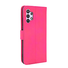 Funda de Cuero Cartera con Soporte Carcasa L05Z para Samsung Galaxy A32 4G Rosa Roja