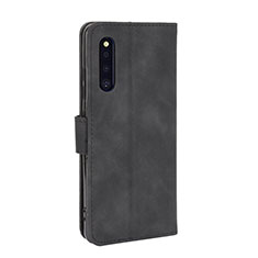 Funda de Cuero Cartera con Soporte Carcasa L05Z para Samsung Galaxy A41 SC-41A Negro