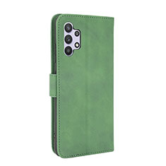 Funda de Cuero Cartera con Soporte Carcasa L05Z para Samsung Galaxy M32 5G Verde