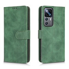 Funda de Cuero Cartera con Soporte Carcasa L05Z para Xiaomi Mi 12T Pro 5G Verde