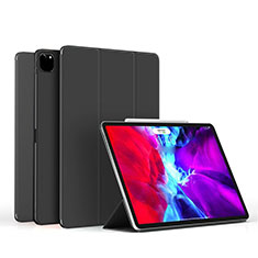 Funda de Cuero Cartera con Soporte Carcasa L06 para Apple iPad Pro 11 (2020) Negro