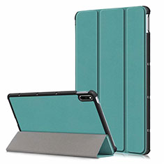 Funda de Cuero Cartera con Soporte Carcasa L06 para Huawei MatePad 5G 10.4 Verde