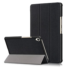 Funda de Cuero Cartera con Soporte Carcasa L06 para Huawei MediaPad M6 8.4 Negro