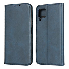 Funda de Cuero Cartera con Soporte Carcasa L06 para Huawei Nova 6 SE Azul