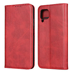 Funda de Cuero Cartera con Soporte Carcasa L06 para Huawei P40 Lite Rojo