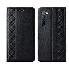 Funda de Cuero Cartera con Soporte Carcasa L06 para Oppo K7 5G Negro