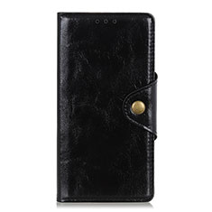 Funda de Cuero Cartera con Soporte Carcasa L06 para Oppo Reno4 4G Negro