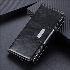 Funda de Cuero Cartera con Soporte Carcasa L06 para Oppo Reno5 Pro+ Plus 5G Negro