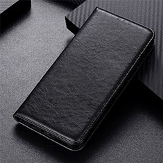 Funda de Cuero Cartera con Soporte Carcasa L06 para Realme 6 Negro