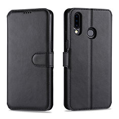 Funda de Cuero Cartera con Soporte Carcasa L06 para Samsung Galaxy A20s Negro