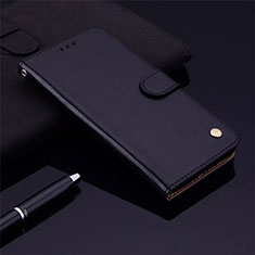 Funda de Cuero Cartera con Soporte Carcasa L06 para Samsung Galaxy M21s Negro