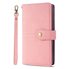 Funda de Cuero Cartera con Soporte Carcasa L06 para Samsung Galaxy S20 Plus Oro Rosa