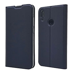 Funda de Cuero Cartera con Soporte Carcasa L06 para Xiaomi Redmi Note 7 Azul