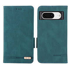 Funda de Cuero Cartera con Soporte Carcasa L06Z para Google Pixel 8 5G Verde