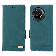 Funda de Cuero Cartera con Soporte Carcasa L06Z para OnePlus Ace 2 5G Verde