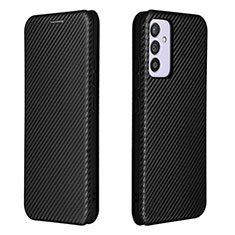 Funda de Cuero Cartera con Soporte Carcasa L06Z para Samsung Galaxy A15 4G Negro