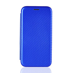 Funda de Cuero Cartera con Soporte Carcasa L06Z para Samsung Galaxy A20s Azul