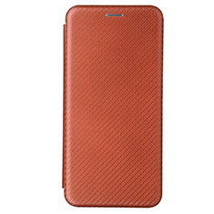 Funda de Cuero Cartera con Soporte Carcasa L06Z para Samsung Galaxy A41 SC-41A Marron