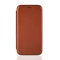 Funda de Cuero Cartera con Soporte Carcasa L06Z para Samsung Galaxy S20 Lite 5G Marron