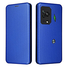 Funda de Cuero Cartera con Soporte Carcasa L06Z para Xiaomi Black Shark 5 Pro 5G Azul