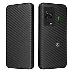 Funda de Cuero Cartera con Soporte Carcasa L06Z para Xiaomi Black Shark 5 Pro 5G Negro