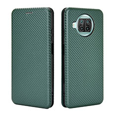 Funda de Cuero Cartera con Soporte Carcasa L06Z para Xiaomi Mi 10i 5G Verde