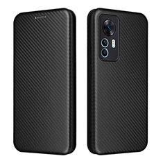 Funda de Cuero Cartera con Soporte Carcasa L06Z para Xiaomi Mi 12T 5G Negro