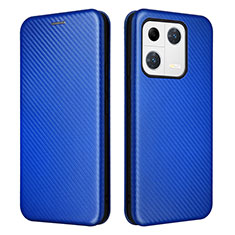 Funda de Cuero Cartera con Soporte Carcasa L06Z para Xiaomi Mi 13 Pro 5G Azul