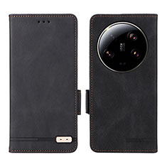 Funda de Cuero Cartera con Soporte Carcasa L06Z para Xiaomi Mi 13 Ultra 5G Negro